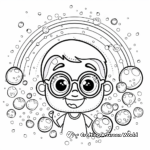 Rainbow Reflecting Bubbles Coloring Pages 3