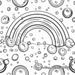 Rainbow Reflecting Bubbles Coloring Pages 4