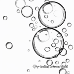 Realistic Air Bubbles Coloring Pages 1