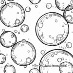 Realistic Air Bubbles Coloring Pages 2