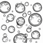 Realistic Air Bubbles Coloring Pages 3