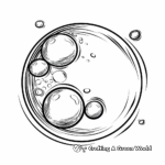 Realistic Bubble Coloring Pages 1