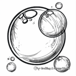 Realistic Bubble Coloring Pages 4