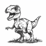 Realistic Dinosaur Coloring Pages for Kids 2