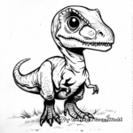 Realistic Dinosaur Coloring Pages for Kids 3