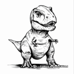 Realistic Dinosaur Coloring Pages for Kids 4