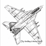 Realistic F-14 Tomcat Coloring Pages 2