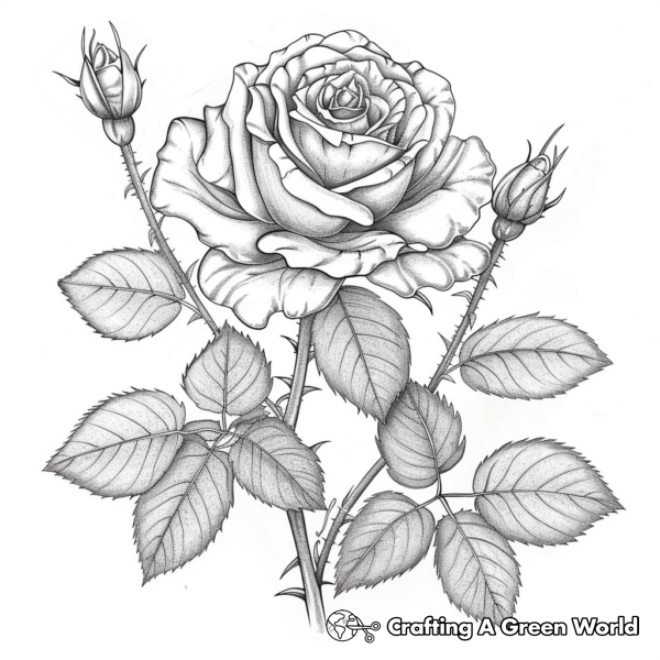 Realistic Flower Coloring Pages Free Printable Realistic Flower Coloring Pages Free Printable