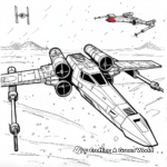 Rebel Alliance X-Wing Coloring Pages 1