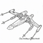Rebel Alliance X-Wing Coloring Pages 3