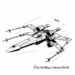 Rebel Alliance X-Wing Coloring Pages 4