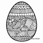 Relaxing Easter Mandala Coloring Pages for Adults 4