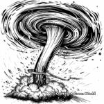 Relaxing Landspout Coloring Pages for Adults 2