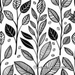 Relaxing Nature Pattern Coloring Pages 2