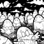 Resurrection Scene Easter Coloring Pages 2