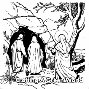 Empty Tomb Coloring Pages - Free &amp; Printable!