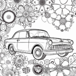 Retro 60s and 70s Coloring Pages for Adults 4