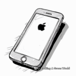 Retro iPhone: The Original Model Coloring Pages 2