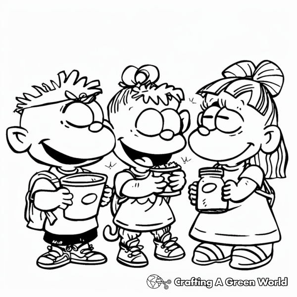 Retro Rugrats Coloring Pages 1