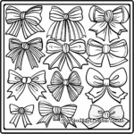 Ribbon Collection Coloring Pages: Satin, Grosgrain, Organza 3