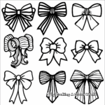 Ribbon Collection Coloring Pages: Satin, Grosgrain, Organza 4
