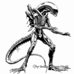 Ridley Scott's Iconic Alien Coloring Sheets 1