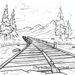 River Crossings of the Oregon Trail Coloring Pages 4
