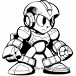 Robot Masters Mega Man Coloring Pages 1