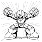 Robot Masters Mega Man Coloring Pages 2