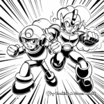 Robot Masters Mega Man Coloring Pages 3