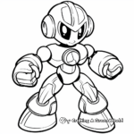 Robot Masters Mega Man Coloring Pages 4