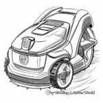 Robotic Lawn Mower Coloring Pages 2
