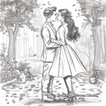Romantic Fall Scene Coloring Pages for Adults 3