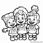 Ronald McDonald and Friends Coloring Pages 4