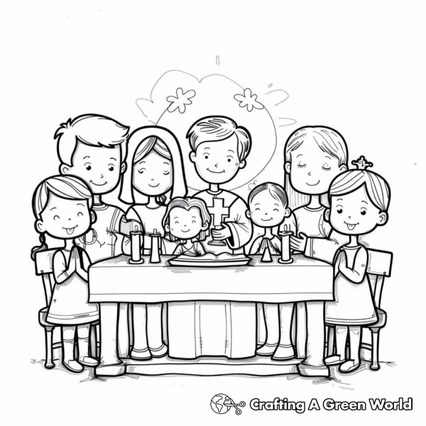 Sacraments Coloring Pages - Free &amp; Printable!