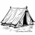 Safari Tent Coloring Pages amongst Wildlife 3