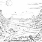 Sahara Square: Warm Desert Scenery Coloring Pages 3