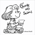 Sally Brown Christmas Letter to Santa Pages 1
