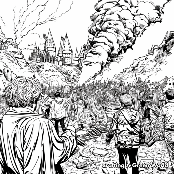 Harry Potter For Adults Coloring Pages - Free &amp; Printable!