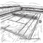Scenic Grass Tennis Court Coloring Pages 3