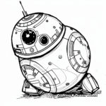 Sci-Fi BB-8 Coloring Sheets 3