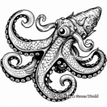 Sea Creature Themed Fidget Spinner Coloring Pages 3