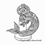 Sea Creature Themed Fidget Spinner Coloring Pages 4