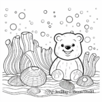 Seaside Fun with Build a Bear Coloring Sheets 1