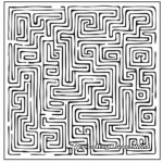 Season-Themed Maze Coloring Pages: Autumn, Winter, Spring & Summer 2