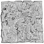 Season-Themed Maze Coloring Pages: Autumn, Winter, Spring & Summer 4