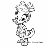 Seasons with Daisy Duck: Summer, Fall, Winter, and Spring Coloring Pages 2
