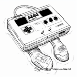 SEGA Mega Drive Console Coloring Pages 4