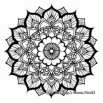 Serene Mandala Designs Coloring Pages 1