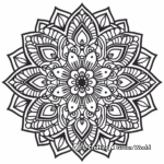 Serene Mandala Designs Coloring Pages 4
